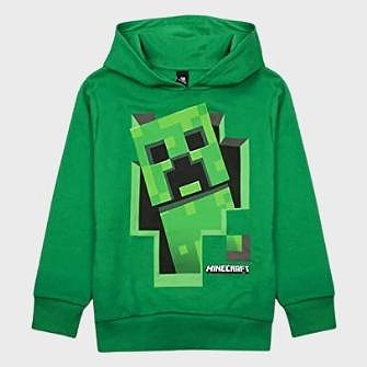 Minecraft green hoodie