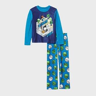 Minecraft boys pajamas set