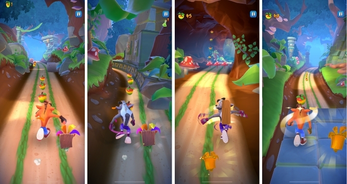 Crash Bandicoot: On the Run! screenshots