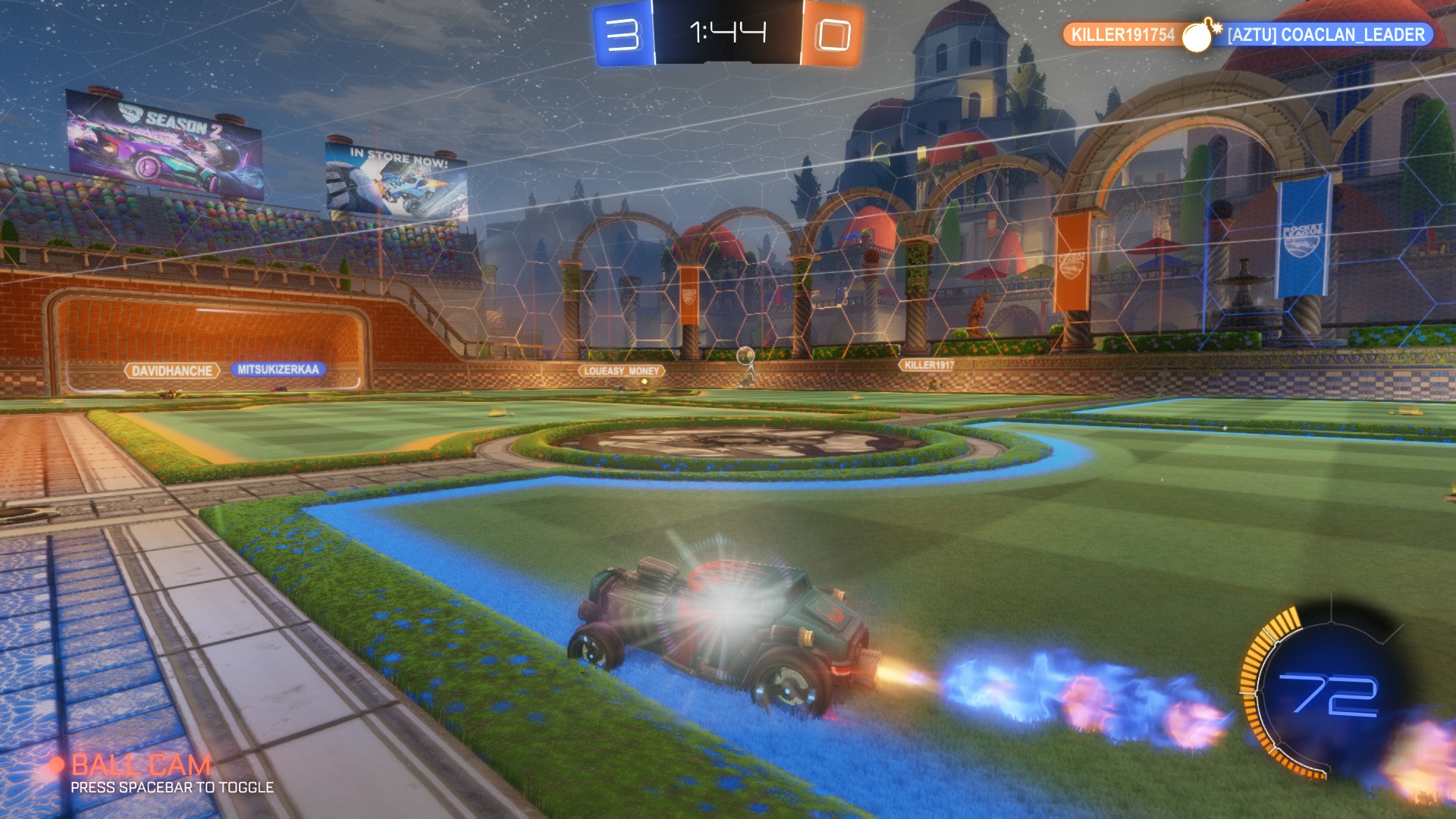 Rocket League gameplay screenshot