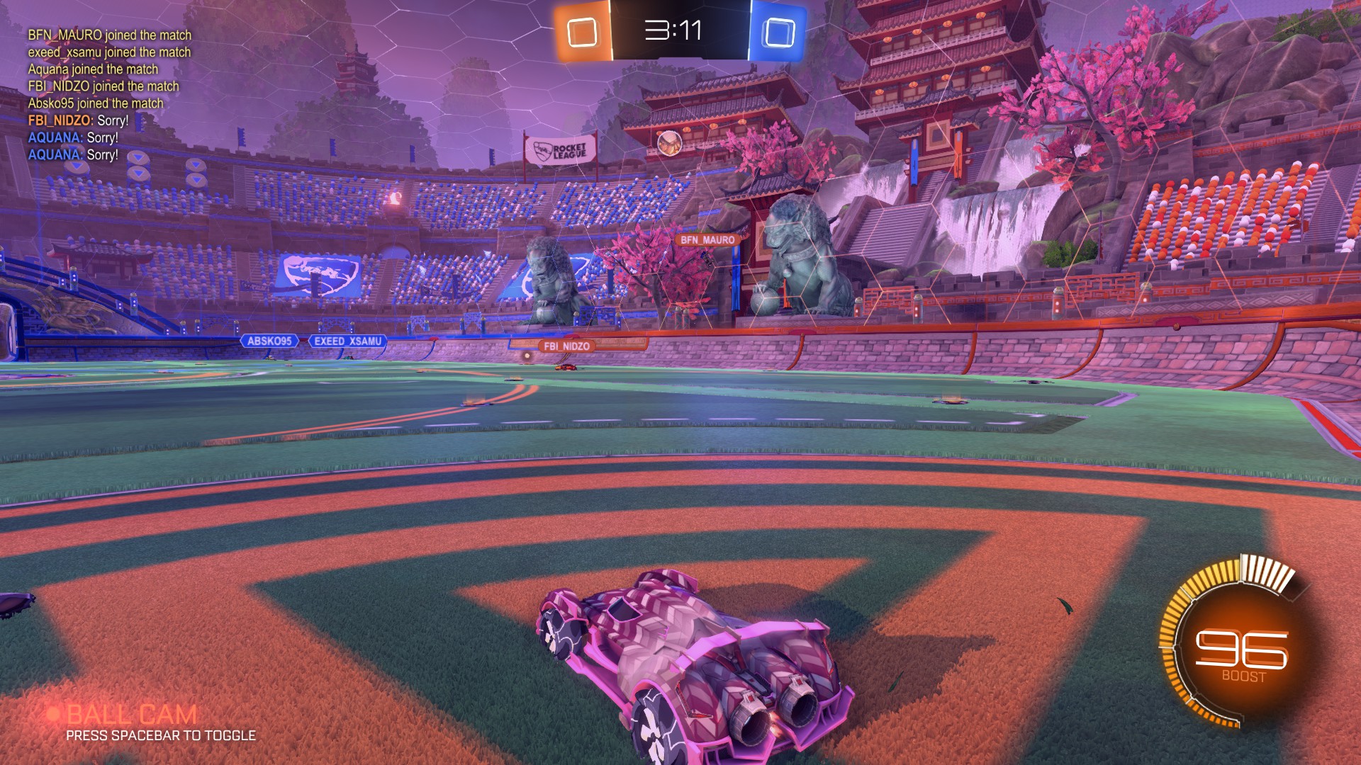 Rocket League gameplay screenshot