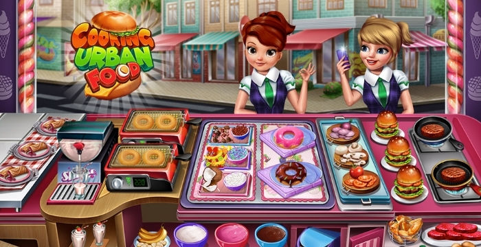 Cooking Urban Food - Fast Restaurant Games screenshot