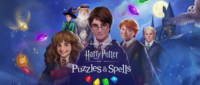the official poster of Harry Potter: Puzzles & Spells