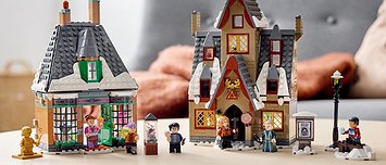 Hogsmeade village and the best Harry Potter LEGO sets caption
