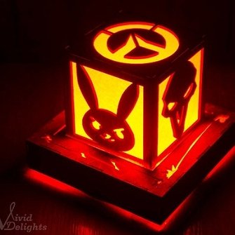 Overwatch-inspired color changing lantern