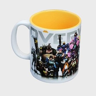 Overwatch logo & character mug
