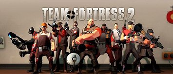 The official poster of Team Fortress 2