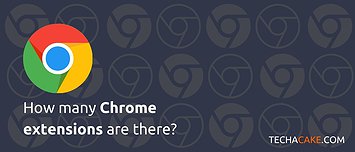 The Google Chrome logo and the title of the article: How many Chrome extensions are there?