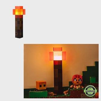 A Minecraft torchlight