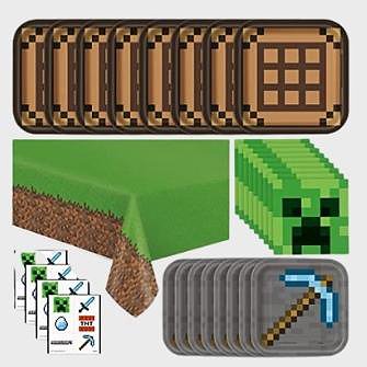 Minecraft party supplies