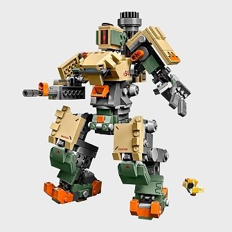 Overwatch Bastion LEGO robot action figure