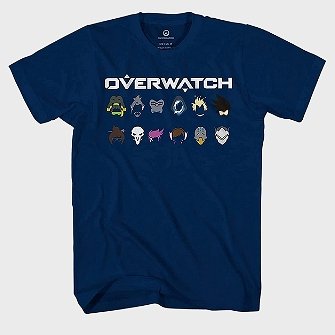 Overwatch cotton t-shirt (12 game characters)
