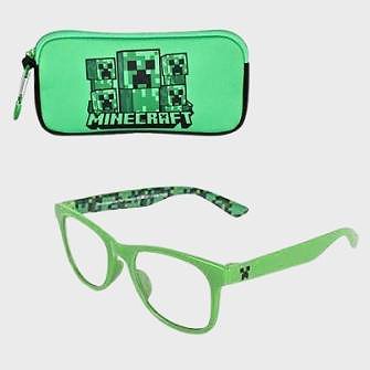 Minecraft blue light blocking glasses (age 2-10)