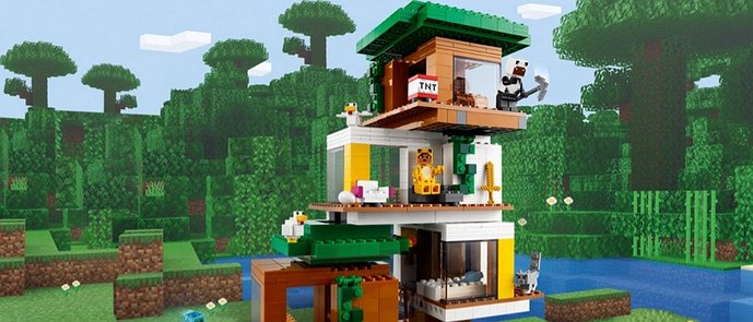 Minecraft LEGO set The Modern Treehouse